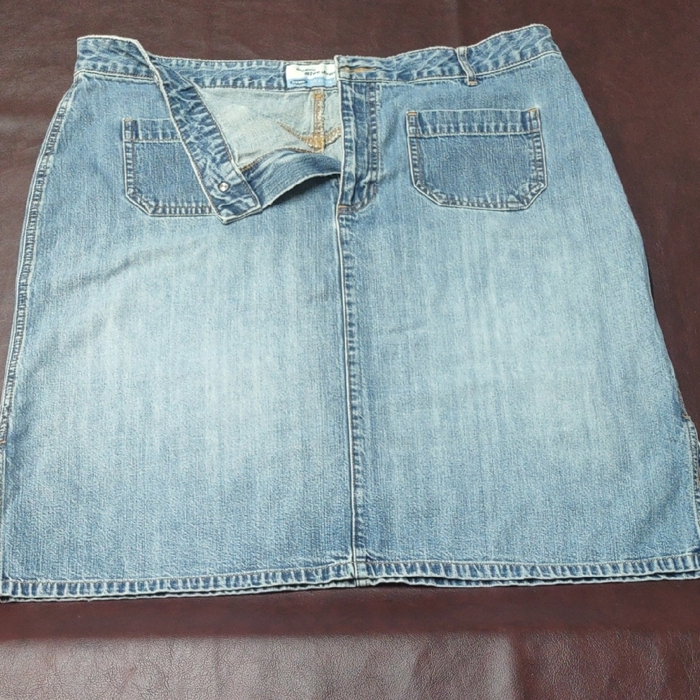 Old Navy Blue Mini Pencil Skirt Casual